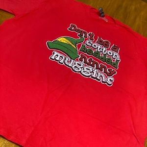 HG Apparel Dont Be a Cotton Headed Ninny Muggins Shirt 2XL Men Elf Movie Tee NWT